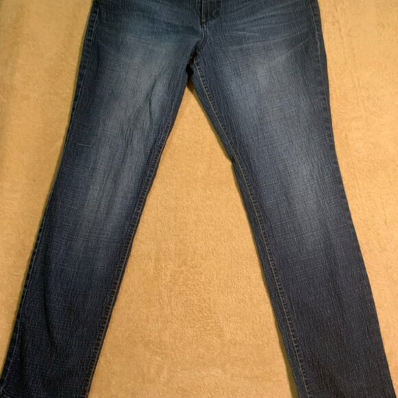 LEI Blue Jeans Juniors 15 Ashley Louise Skinny Distressed Stonewash Pocket (C) - Picture 1 of 13